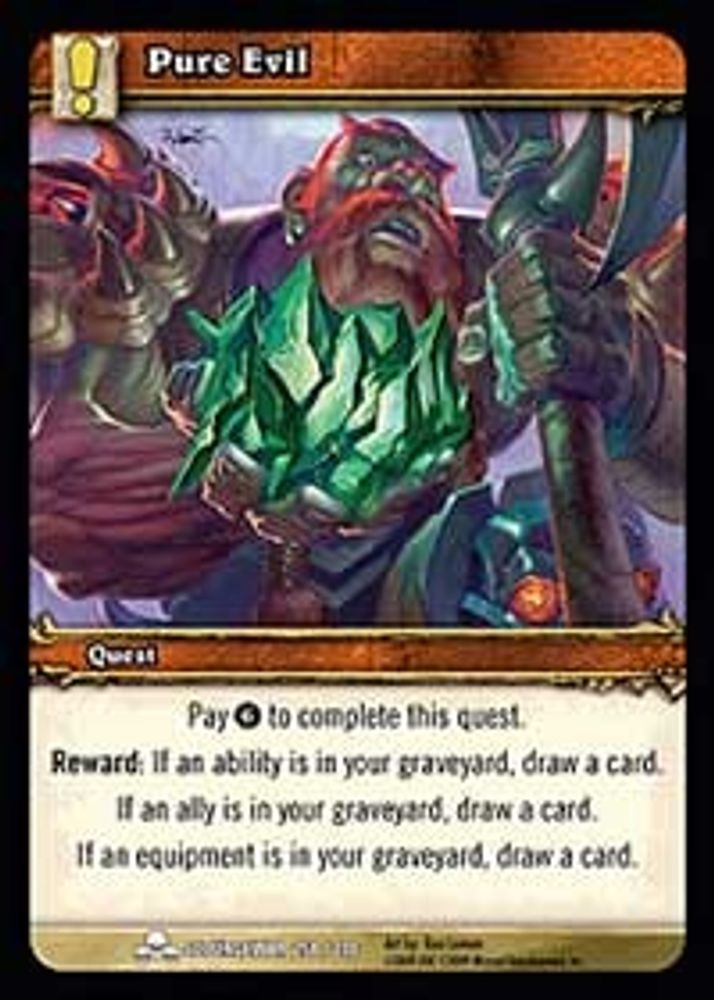 Pure Evil, Standard, front