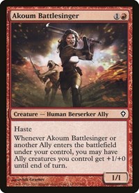 Akoum Battlesinger, Worldwake