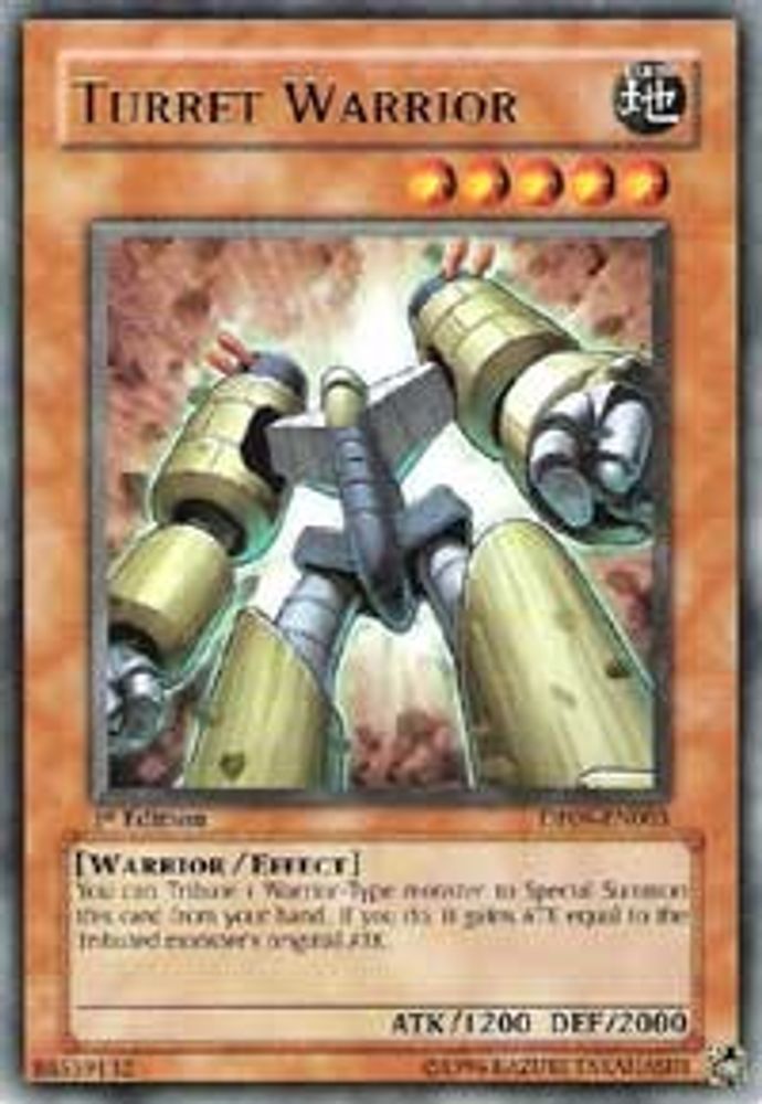 Turret Warrior, 1st-edition, front