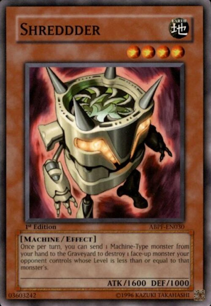 Shreddder, 1st-edition, front