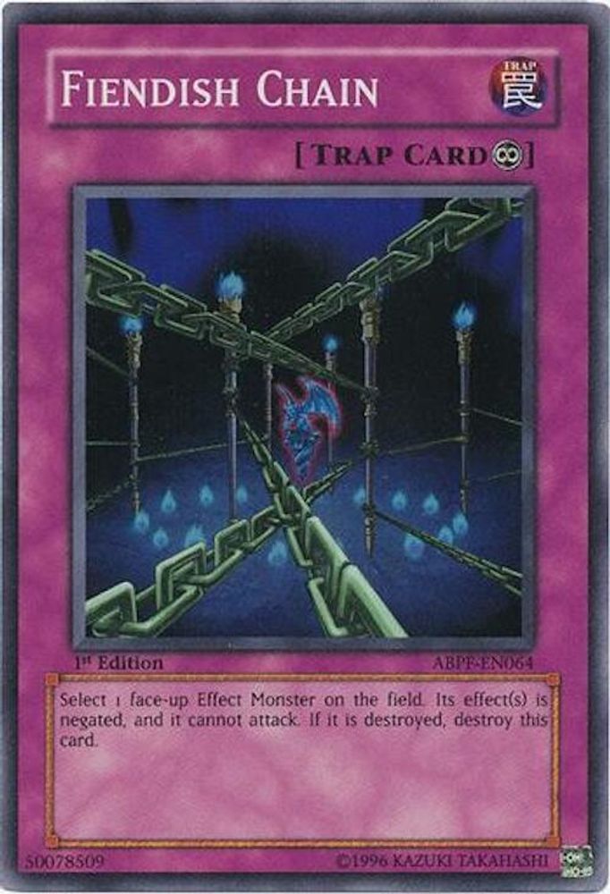 Fiendish Chain, 1st-edition, front