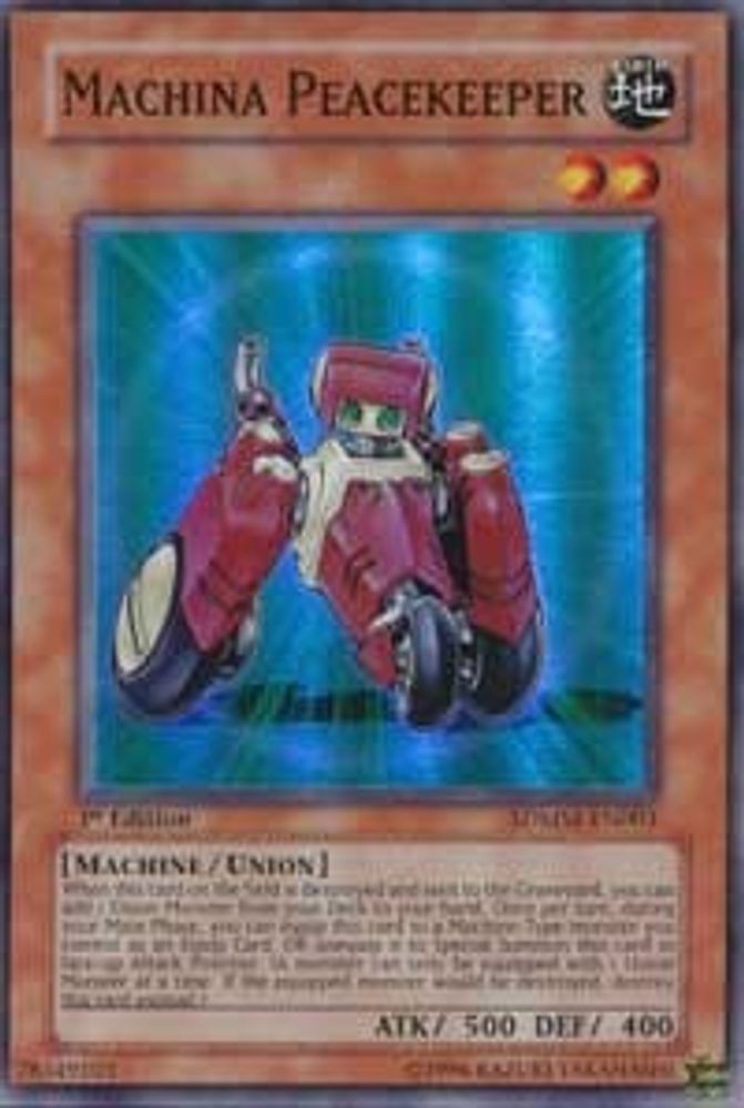 Machina Peacekeeper, 1st-edition, front