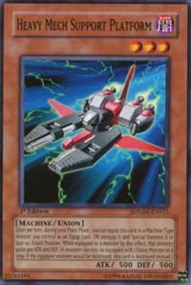Heavy Mech Support Platform, 1st-edition, front