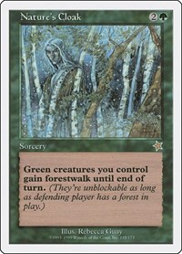 Nature's Cloak, Starter 1999