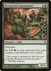 Overgrown Battlement, Rise of the Eldrazi