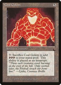 Coal Golem, The Dark