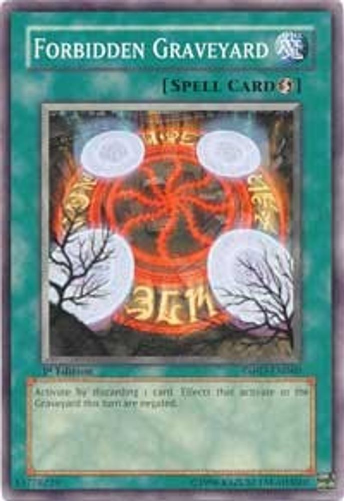 Forbidden Graveyard, 1st-edition, front