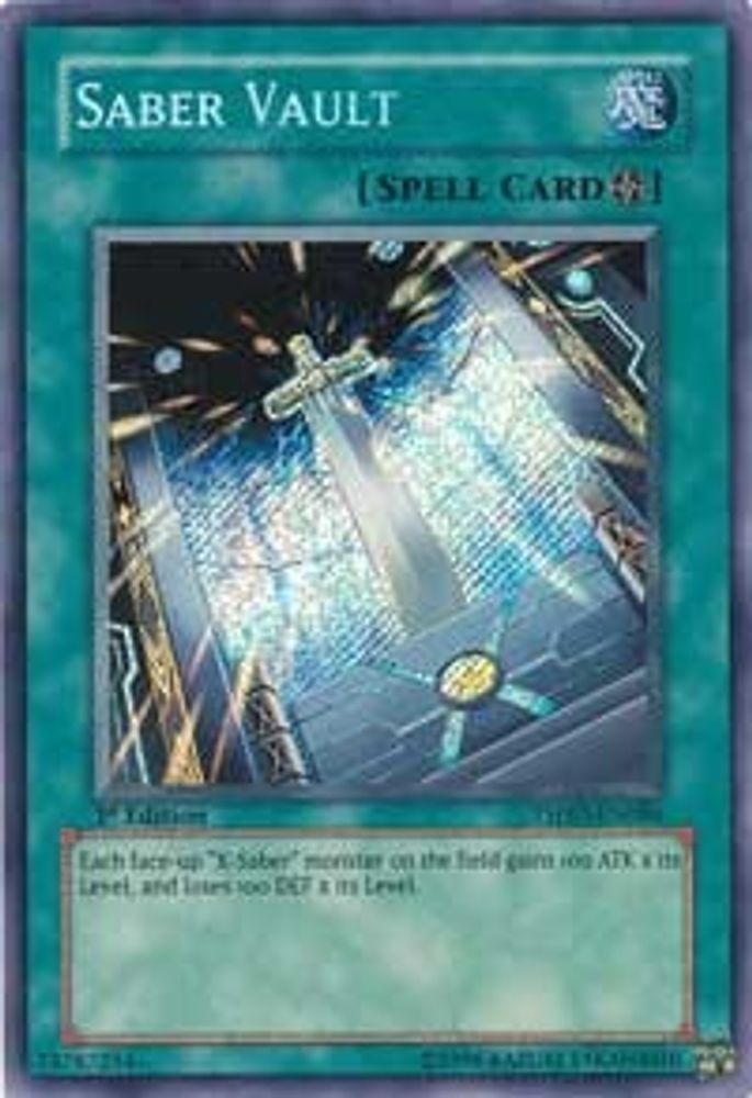 Saber Vault, 1st-edition, front