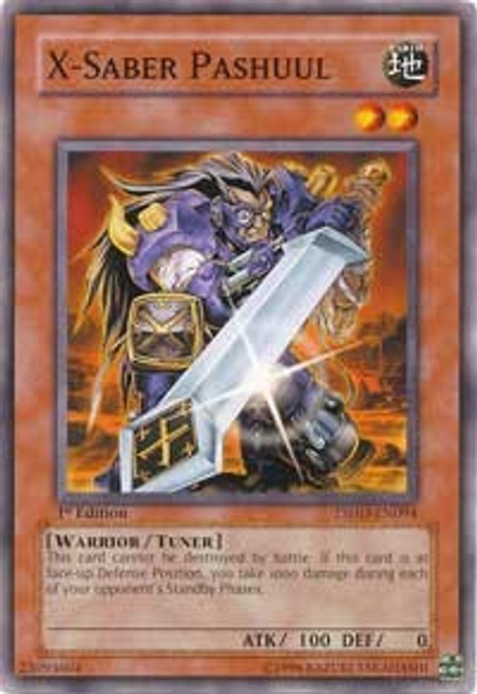 X-Saber Pashuul, 1st-edition, front