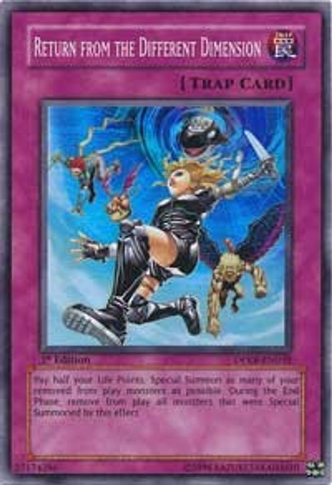 Return from the Different Dimension, 1st-edition, front