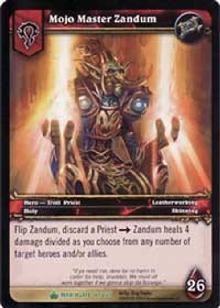 Mojo Master Zandum, Standard, front