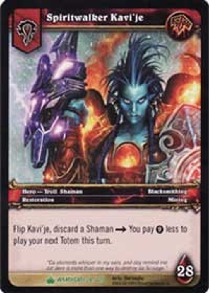 Spiritwalker Kavi'je, Standard, front