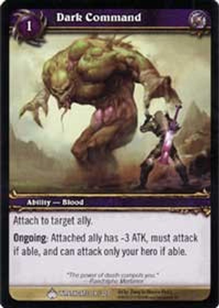 Dark Command, Standard, front