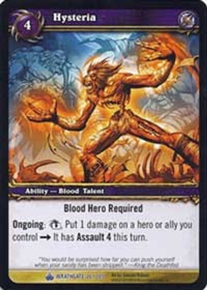 Hysteria, Standard, front