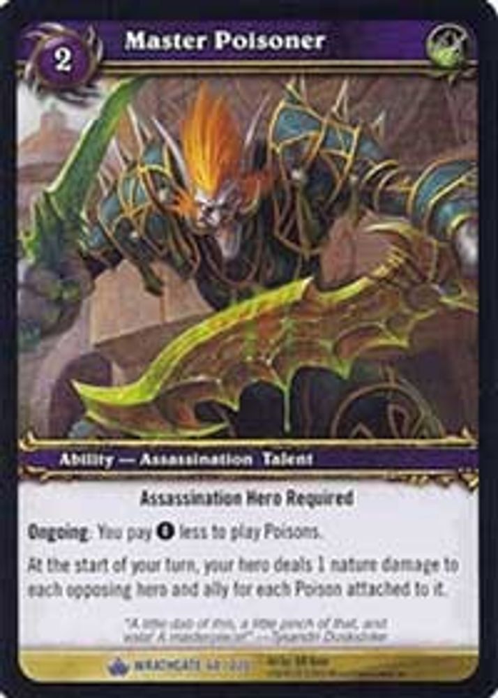 Master Poisoner, Standard, front