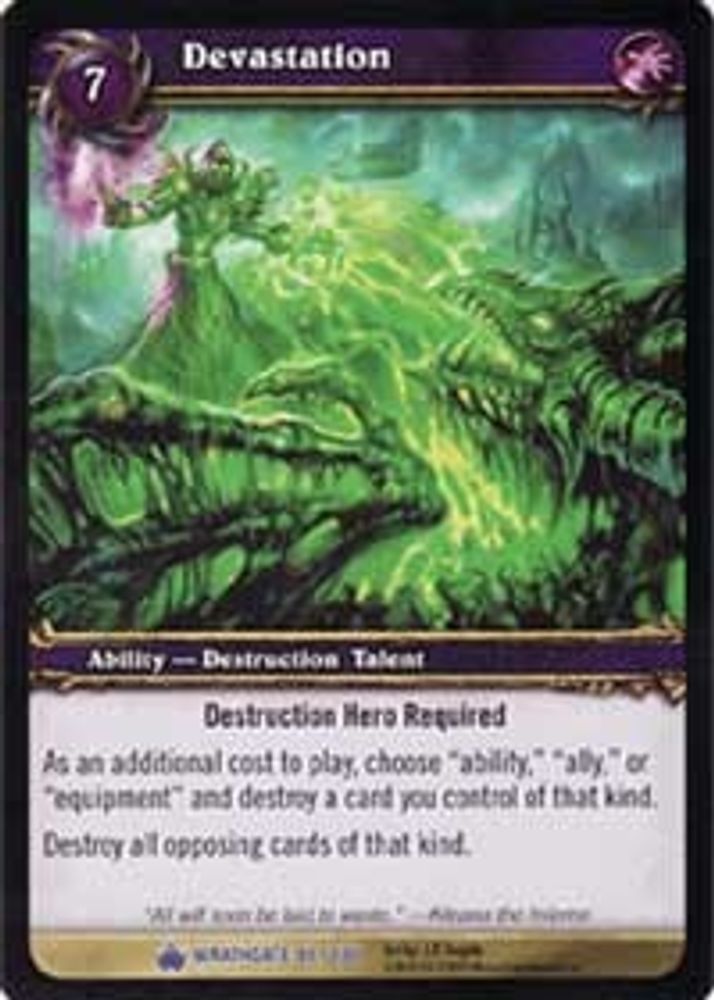 Devastation, Standard, front