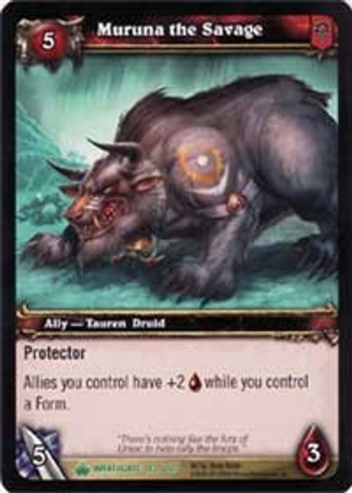 Muruna the Savage, Standard, front