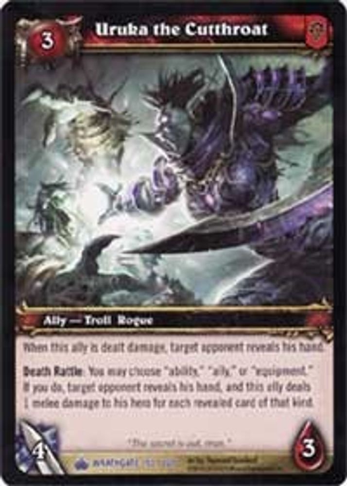 Uruka the Cutthroat, Standard, front