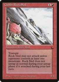 Goblin Rock Sled, The Dark