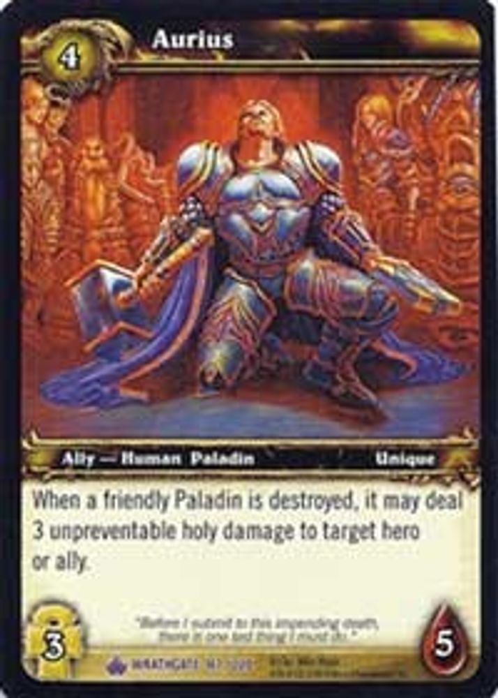 Aurius, Standard, front