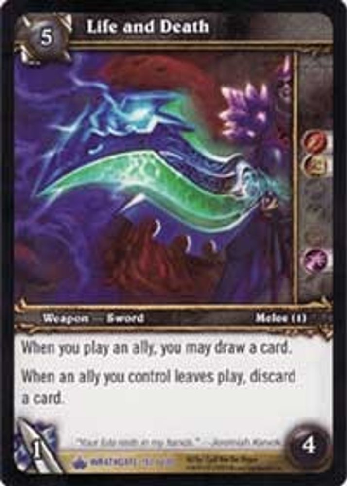 Life and Death, Standard, front