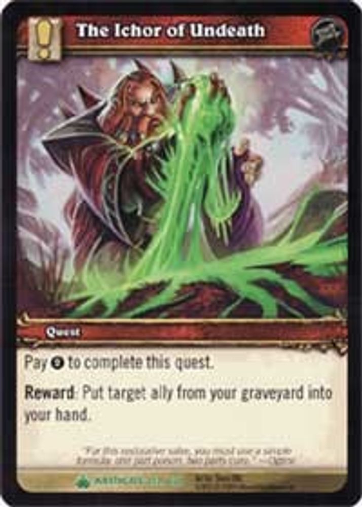 The Ichor of Undeath, Standard, front