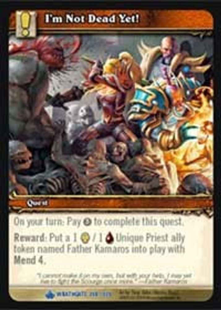 I'm Not Dead Yet!, Standard, front