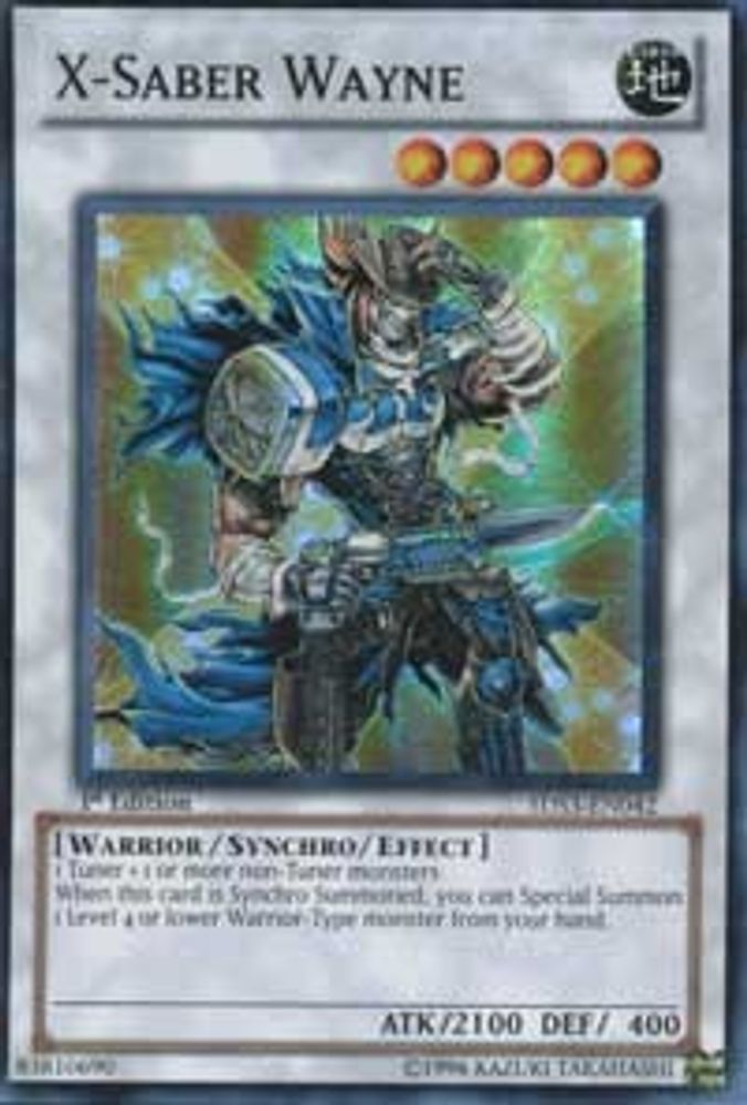 X-Saber Wayne, 1st-edition, front