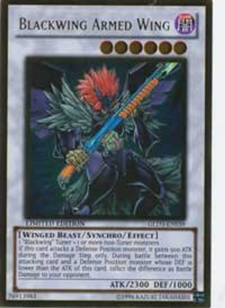 Blackwing Armed Wing, Limited, front