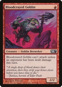 Bloodcrazed Goblin, Magic 2011 (M11)