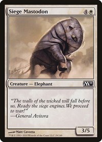 Siege Mastodon, Magic 2011 (M11)