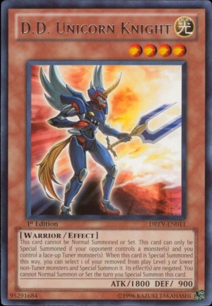 D.D. Unicorn Knight, 1st-edition, front