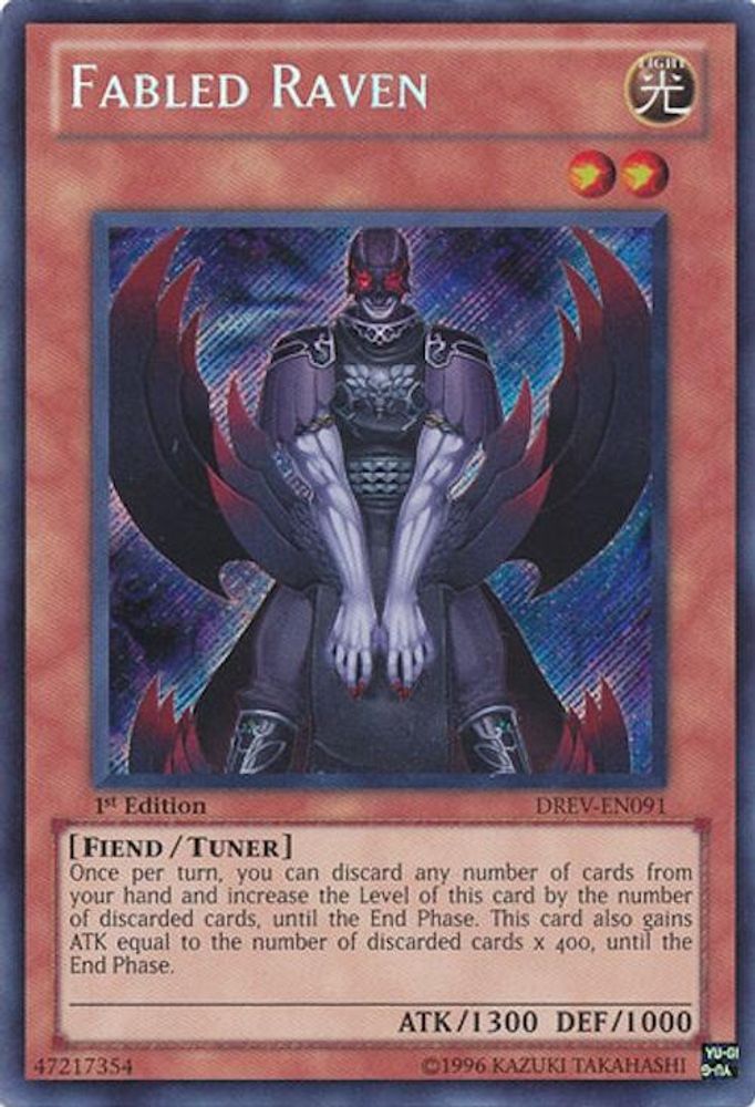 Fabled Raven, 1st-edition, front