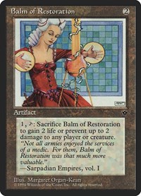 Balm of Restoration, Fallen Empires