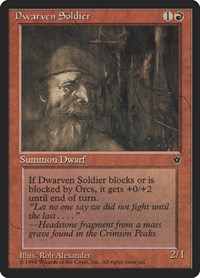 Dwarven Soldier (Alexander), Fallen Empires