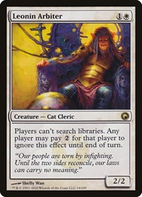 Leonin Arbiter, Scars of Mirrodin
