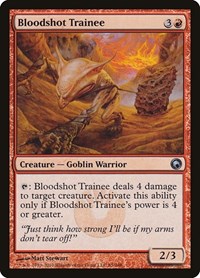 Bloodshot Trainee, Scars of Mirrodin
