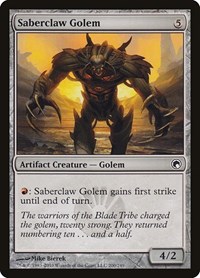 Saberclaw Golem, Scars of Mirrodin