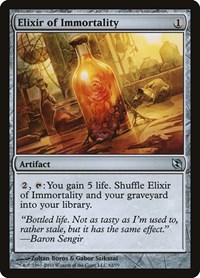 Elixir of Immortality, Duel Decks: Elspeth vs. Tezzeret