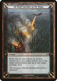 All Shall Smolder in My Wake (Archenemy), Oversize Cards