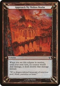 Approach My Molten Realm (Archenemy), Oversize Cards