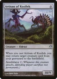 Artisan of Kozilek, Archenemy