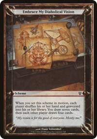 Embrace My Diabolical Vision (Archenemy), Oversize Cards