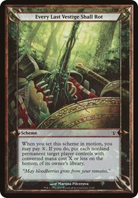 Every Last Vestige Shall Rot (Archenemy), Oversize Cards