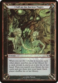 I Call on the Ancient Magics (Colorless), Oversize Cards