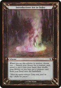 Introductions Are in Order (Archenemy), Oversize Cards