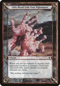 Only Blood Ends Your Nightmares (Archenemy), Oversize Cards