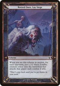 Rotted Ones, Lay Siege (Archenemy), Oversize Cards
