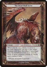 The Dead Shall Serve (Archenemy), Oversize Cards