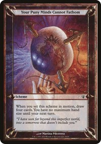 Your Puny Minds Cannot Fathom (Archenemy), Oversize Cards
